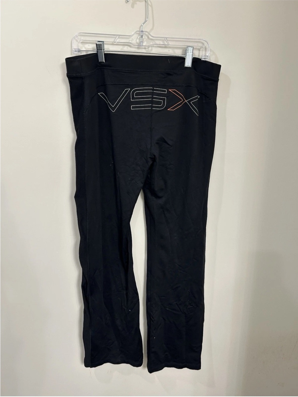 VSX Black Stretch Active Joggers with Logo